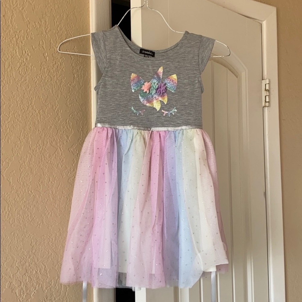 Little girls unicorn dress